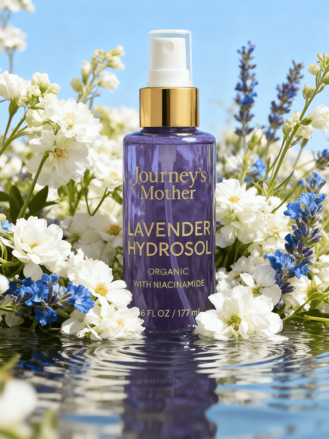 Lavender Hydrosol Face and Hair Toner Mist - Journey's Mother Beauty Health and Fitness