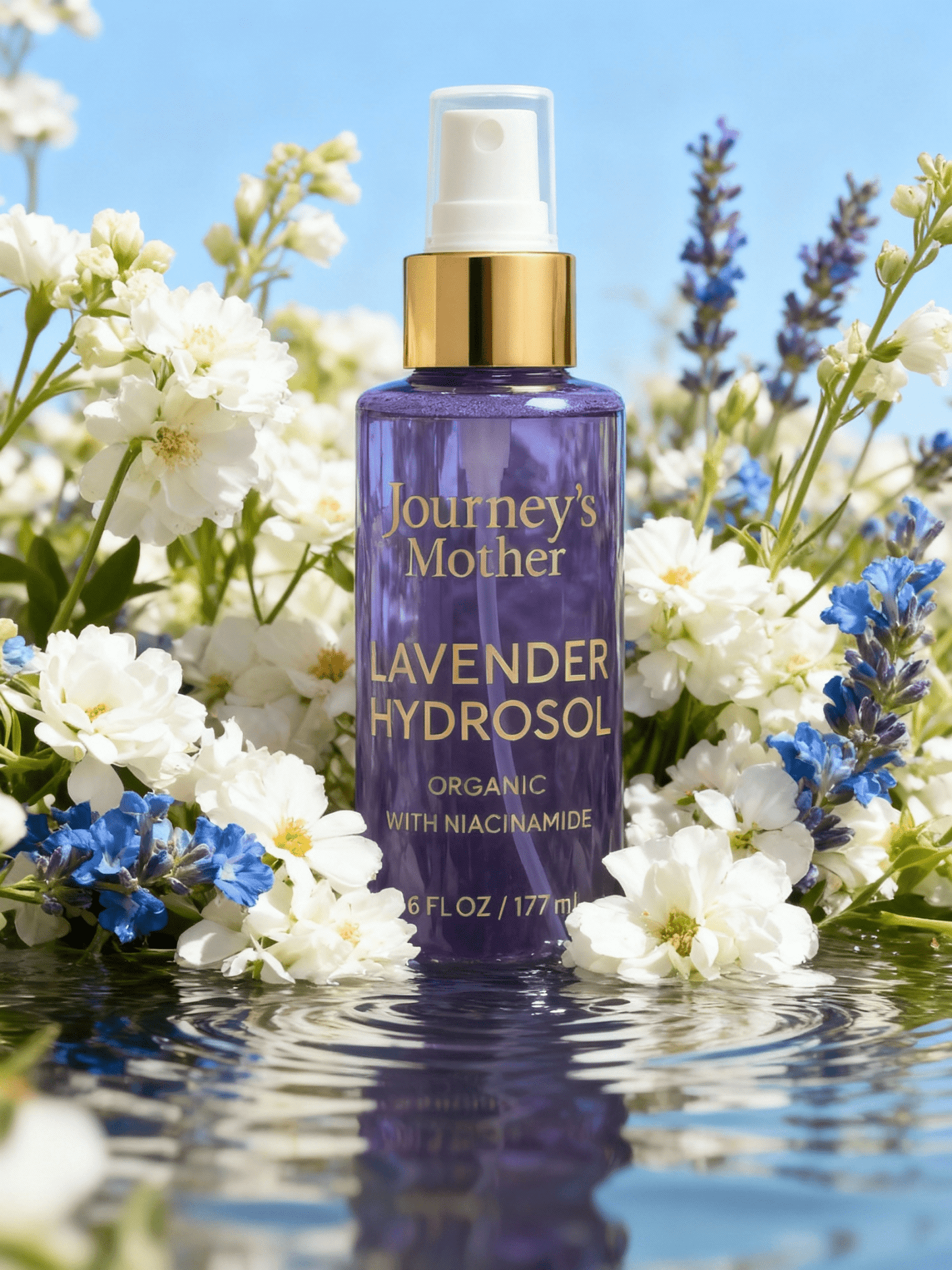Lavender Face and Hair Toner Mist - Journey's Mother Beauty Health and Fitness