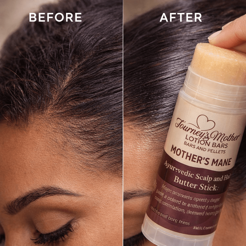 Mother's Mane Herbal Scalp Butter Stick - Journey's Mother Beauty Health and Fitness