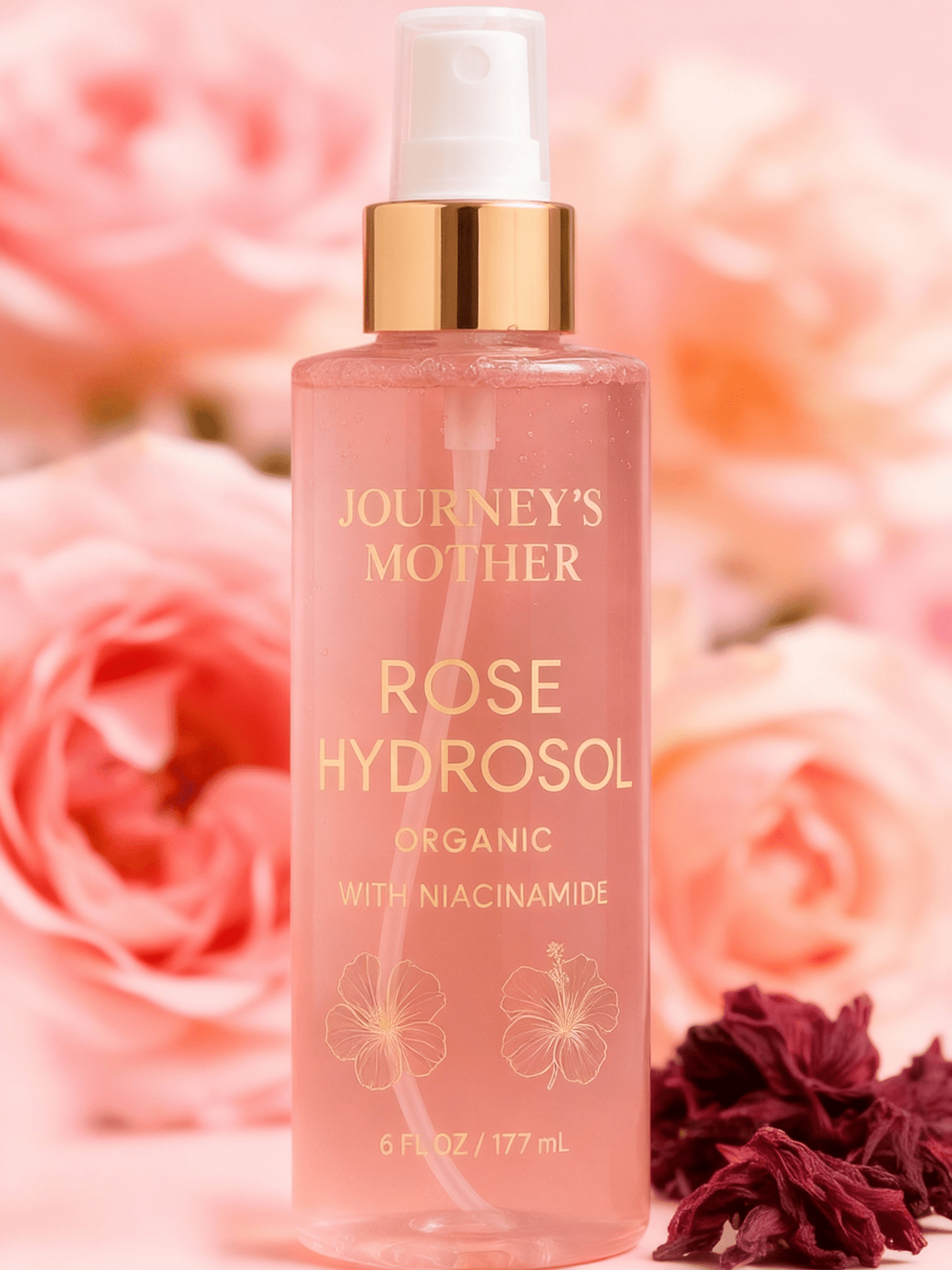 Rose Face and Hair Toner Mist - Journey's Mother Beauty Health and Fitness