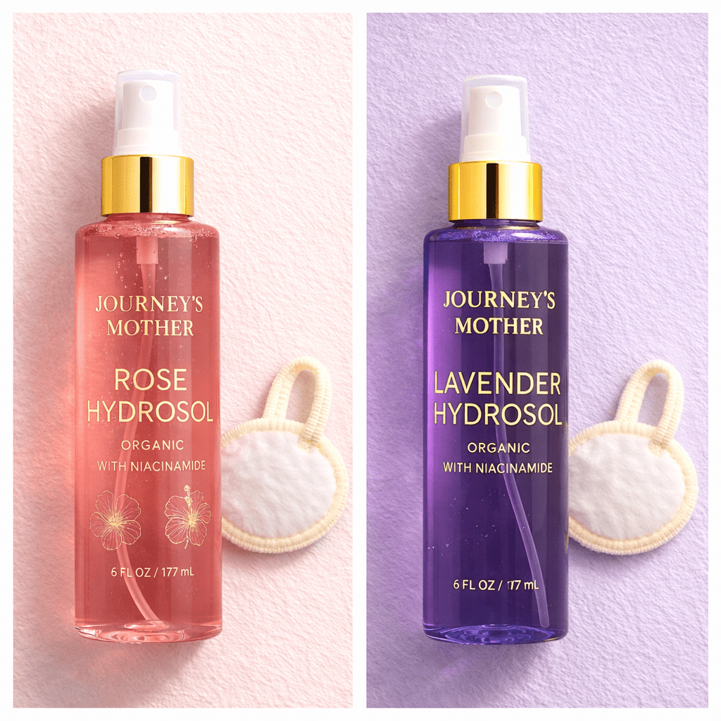 Rose Hydrosol Face and Hair Toner Mist - Journey's Mother Beauty Health and Fitness
