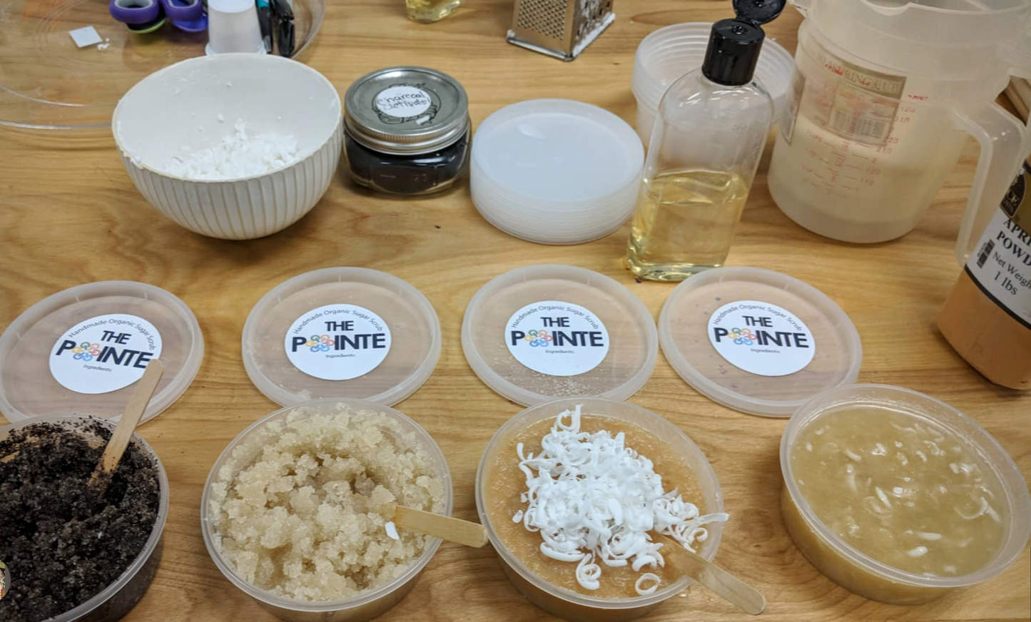 DIY Sugar Scrub Art Class